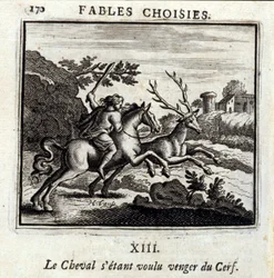 Le Cheval voulant se venger du Cerf