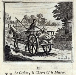 Le cochon, la chèvre et le mouton