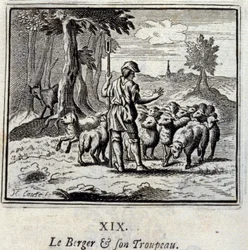 Le berger et son troupeau