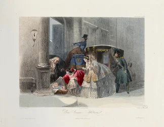 Une bonne action, de Les Modes Parisiennes, c.1860