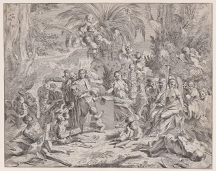 Une allégorie de la peinture, 17ème siècle