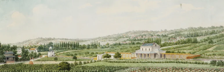 Une gare en périphérie de Paris, 1846