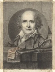 Portrait du compositeur André Ernest Modeste Grétry 1741-1813, 1808