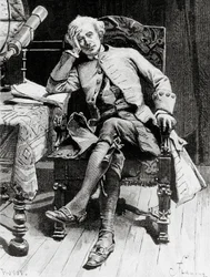 Portrait de Guy Mannering, personnage principal de Guy Mannering ou L