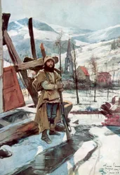 Garde en faction près de Metzeral, Alsace, janvier 1916, 1926