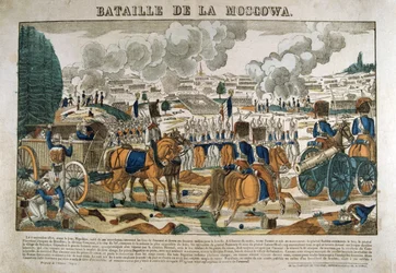 Bataille de Borodino, Russie, 7 septembre 1812, vers 1835