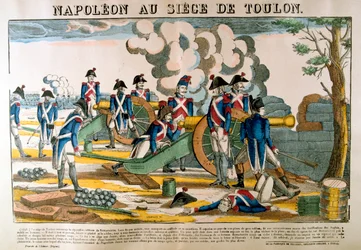 Napoléon au siège de Toulon, 1793, v. 1835