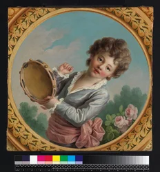 Enfant avec un tambourin, 1772