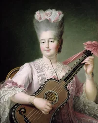 Portrait de Marie-Clothilde de France (1759-1802), également connue sous le nom de Madame Clothilde, reine de Sardaigne, 1775 (après restauration)