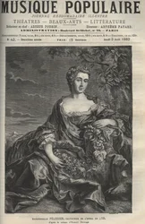 Portrait de Marie Pélissier (ou Pellissier) (1707-1749), chanteuse d