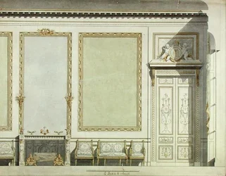Conception pour la Maison de la Duchesse de Mazarin, vers 1777