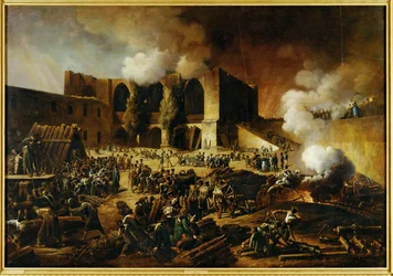 Defense du chateau de Burgos en octobre 1812