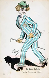 La jupe divisée, 20e siècle