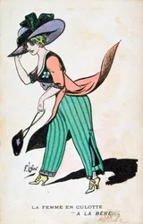 La femme en culottes