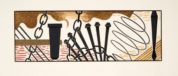 Illustration graphique de Prométhée Enchaîné par Eschyle, pub. 1941