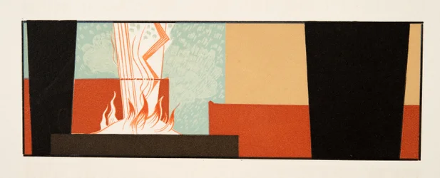 Illustration graphique de Prométhée Enchaîné par Eschyle, pub. 1941
