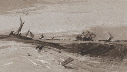 Mer orageuse, soirée
