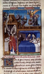 La mort de Charlemagne (742-814)
