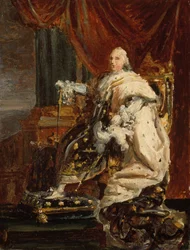 King Louis XVIII, c.1816-18 (oil on canvas)