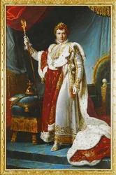 Napoléon Ier en robe de sacre