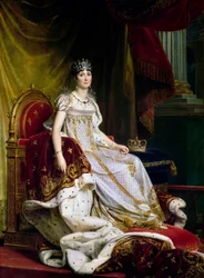 Joséphine de Beauharnais, première épouse de Napoléon Bonaparte 1763-1814, en costume de couronnement, 1807-1808