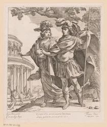 Minerva montre à Louis XIII le temple de la gloire