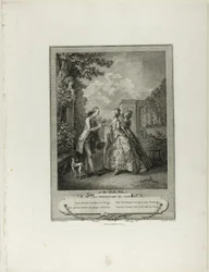 Evening Walk, from Monument du Costume Physique et Moral de la fin du Dix-huitième siècle