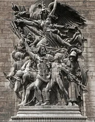 Départ des volontaires de 1792 ou La Marseillaise (relief en pierre)