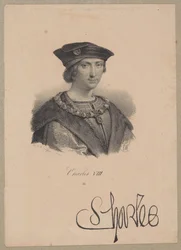 Charles VIII (1470 Amboise - 1498 Amboise) - roi de France à partir de 1483, de la dynastie des Valois