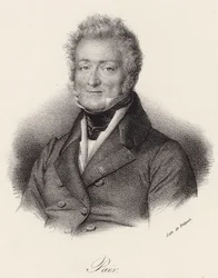 Portrait du compositeur Ferdinando Paer 1771-1839, 1830
