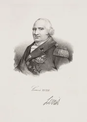 Portrait du roi Louis XVIII