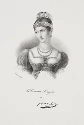 Portrait de la princesse Pauline Borghese (Marie Paulette Bonaparte)