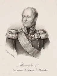 Portrait du tsar Alexandre Ier de Russie