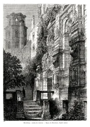 Château de Heidelberg, Allemagne, 1886