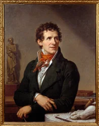 Portrait du sculpteur Antonio Canova (1757-1822). Peinture de Xavier Fabre (1766-1837) 1812 Montpellier, musée Fabre