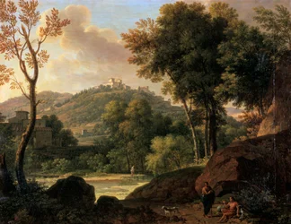 La campagne autour de Florence, Italie, fin 18e-début 19e siècle