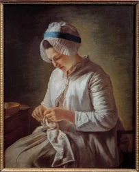 Portrait de femme avec un livre
