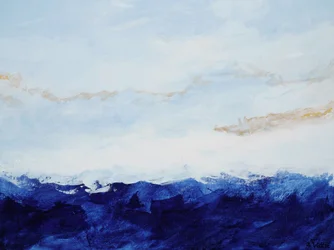 Horizon bleu doré