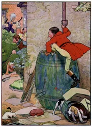 Trois joyeux chasseurs