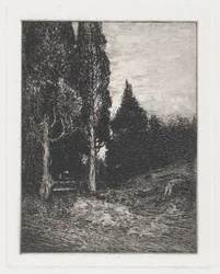 Paysage, vers 1880-91