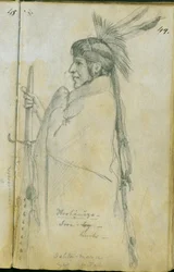 Hoohamaza, ou Jambe de Fer, 1851