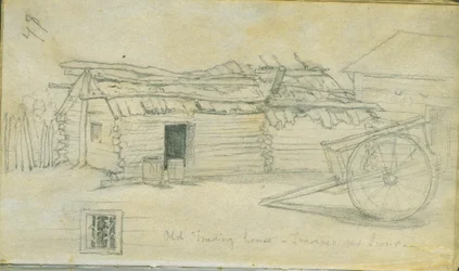 Ancienne maison de commerce, Traverse des Sioux, 1851