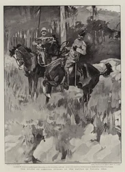 La mort du général Symons à la bataille de Talana Hill