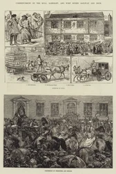 Commencement du Hull, Barnsley, et West Riding Railway and Dock