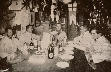 Jour de mi-hiver, 1912 - Les officiers