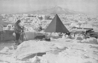 Le glacier inférieur de Koettlitz, 1911, 1913