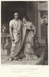 César et Calphurnia, Jules César, Acte II, Scène II
