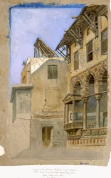 Maison de Memlook Radnau bey, Le Caire, 1870