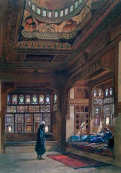 Le Harem du Cheikh Sadat, Le Caire, 1870