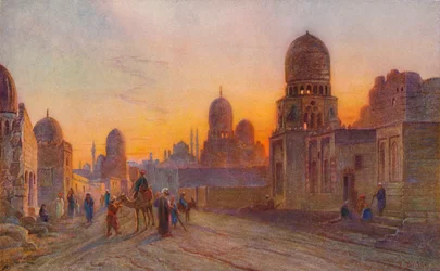 Les Tombeaux des Califes, Le Caire, vers 1850-1906, 1906
